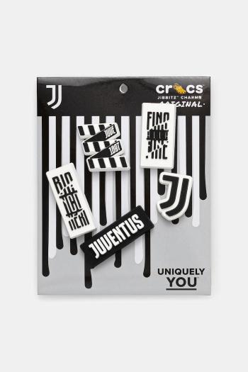 Detské odznaky na topánky Crocs Juventus 5Pck 5-pak čierna farba, 10012073