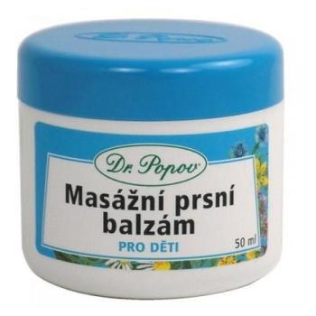 DR. POPOV Masážny prsný balzam pre deti 50 ml