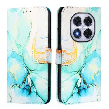 ART MARBLE Peňaženkový kryt pre Xiaomi Redmi Note 14 Pro GREEN