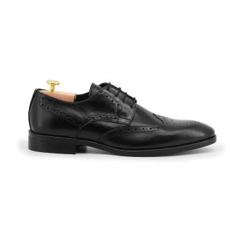 Duca Di Morrone  Valerio - Leather AI Black  Nízka obuv do mesta Čierna