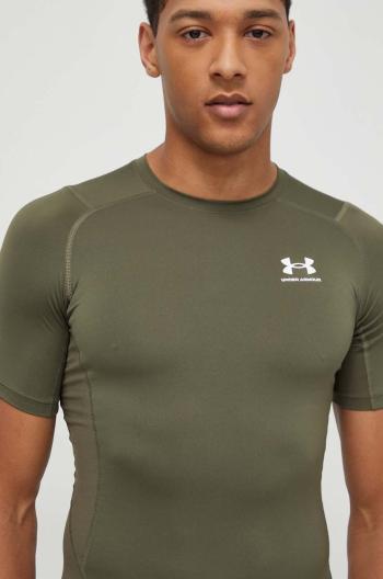 Tréningové tričko Under Armour zelená farba, jednofarebný, 1361518