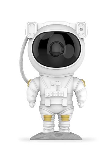 Hviezdny projektor MOB Galaxy Light 23 cm biela farba