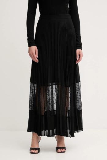 Sukňa Twinset čierna farba, maxi, áčkový strih, 252TP2642
