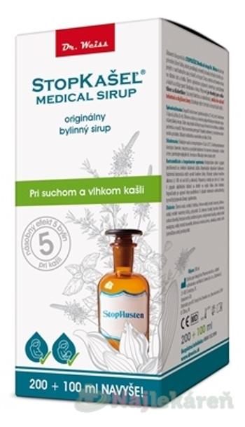 Simply You Dr.Weiss STOPKAŠEĽ Medical sirup pri kašli 300 ml