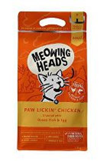 MEOWING HEADS Paw Lickin' Chicken 1,5kg + 2 kapsičky ZADARMO