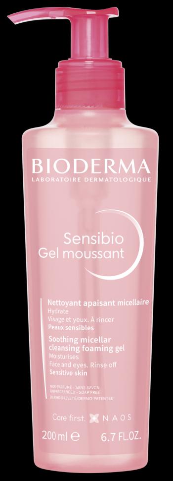 BIODERMA Sensibio Gel moussant jemný upokojujúci odličovač pre citlivú pleť 200 ml