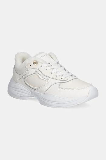Tenisky Tommy Hilfiger CHUNKY WINTER RUNNER béžová farba, FW0FW08125
