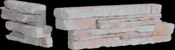 Krajovka Vaspo Kámen považan biela 6,7x20,5x11,5 cm V532031