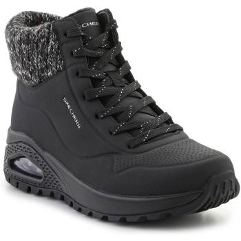 Skechers  Uno Rugged - Darling 167988-BLK Black  Polokozačky Čierna