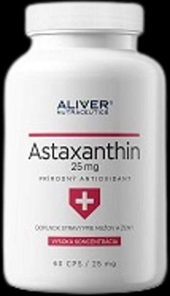 ALIVER NUTRACEUTICS Astaxanthin 25 mg 60 kapsúl