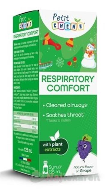 Petit CHENE RESPIRATORY COMFORT detský sirup, s hroznovou arómou 125 ml