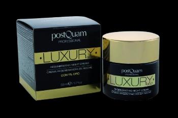 POSTQUAM PROFESSIONAL Luxury Gold, Luxusný regeneračný nočný krém s 1% zlata 50 ml