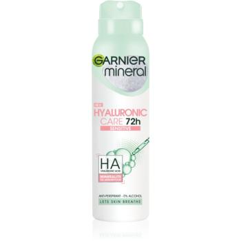 Garnier Mineral Hyaluronic Care antiperspirant v spreji pre citlivú pokožku 150 ml