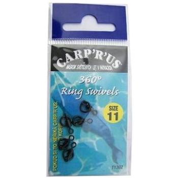 Carp´R´Us 360° Ring Swivel Veľkosť 11 8 ks (8592400997407)