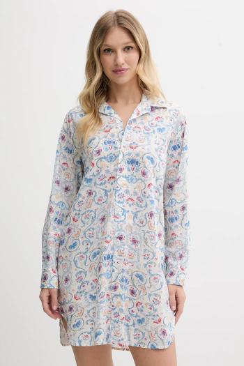 Nočná košeľa Lauren Ralph Lauren biela farba, ILN32429