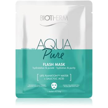 Biotherm Aqua Pure Super Concentrate plátenná maska s hydratačným účinkom pre regeneráciu pleti 31 g