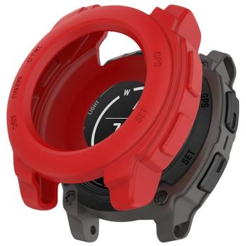 TPU HALF COVER Kryt pre Garmin Instinct E 40mm červený