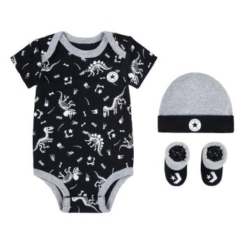 Converse dinos 3pc box set 0-6m