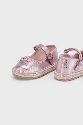 Detské espadrilky Mayoral ružová farba, 41642