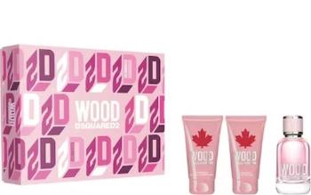 Dsquared² Wood For Her - EDT 50 ml + sprchový gél 50 ml + telové mlieko 50 ml