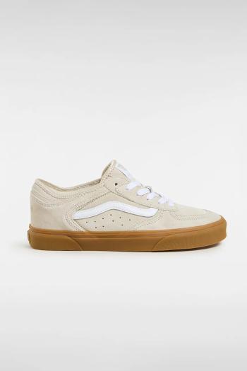 Semišové tenisky Vans Rowley Classic béžová farba, VN000SF42LH1