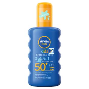 NIVEA Sun Detský farebný sprej na opaľovanie OF 50+ 200 ml