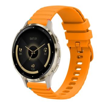 WAVY Silikónový remienok pre Garmin Venu 3S oranžový