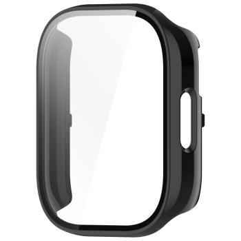 PC FULL COVER Plastový kryt so sklom pre Xiaomi Redmi Watch 5 Active čierny
