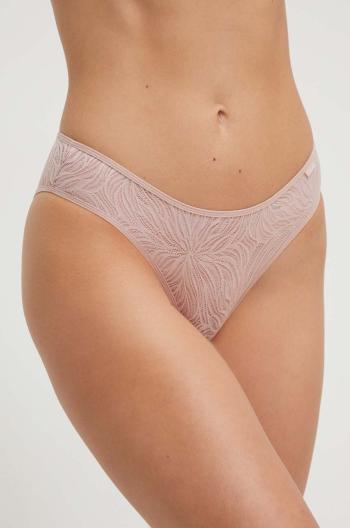 Nohavičky Calvin Klein Underwear béžová farba,000QF6879E