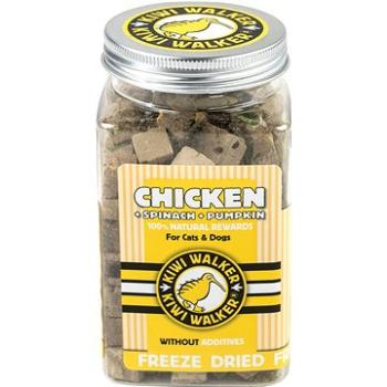 Kiwi Walker Mrazom sušená kuracia pečeň, špenát a tekvica 100 g (8596075006891)