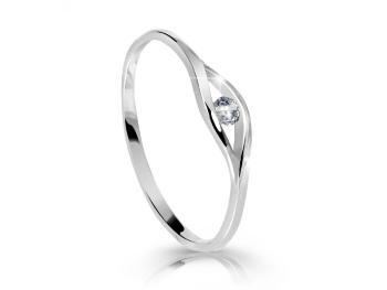 Cutie Jewellery Krásny zásnubný prsteň so zirkónom Z6108-10-X-2 62 mm