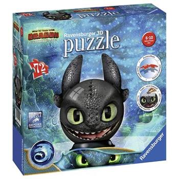 Ravensburger 3D 111459 Puzzle-Ball Ako vycvičiť draka 3: Bezzubka (4005556111459)