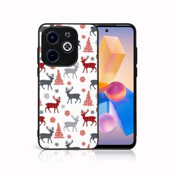 MY ART Kryt s vianočným dizajnom Infinix Hot 40i DEER (068)