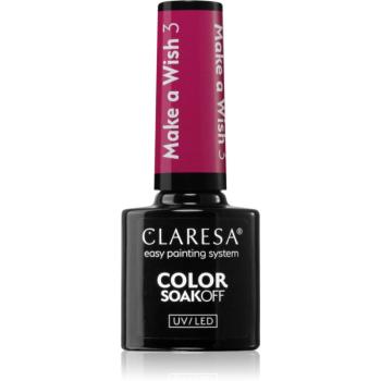 Claresa SoakOff UV/LED Color Make a Wish gélový lak na nechty odtieň 3 5 g