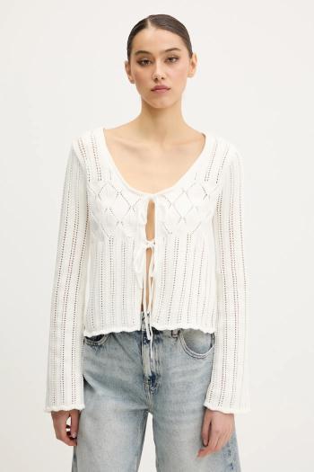 Kardigán Hollister Co. béžová farba, KI350-5239