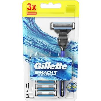 GILLETTE Mach3 Start + hlavice 3 ks (7702018464005)