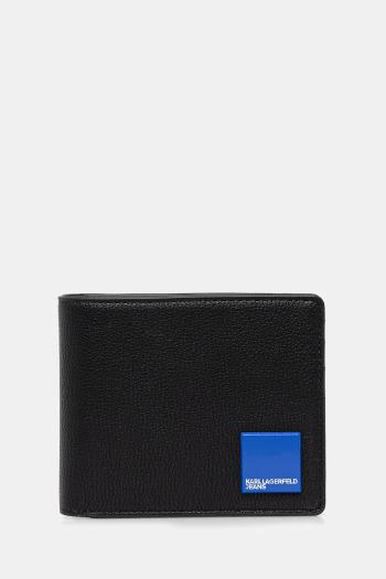Peňaženka Karl Lagerfeld Jeans pánska, čierna farba, A3M32070