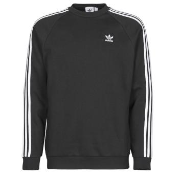 adidas  3-STRIPES CREW  Mikiny Čierna