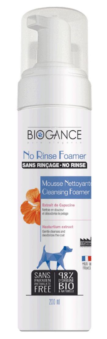 BIOGANCE No rinse foamer Dog bezoplachový šampón (pena) pre psy 200ml