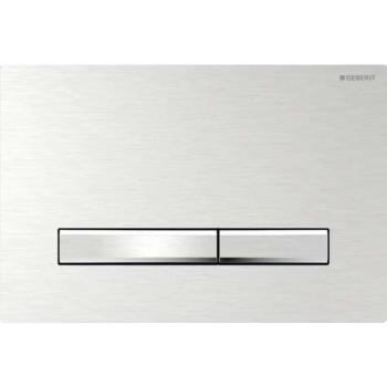 GEBERIT - Sigma50 Ovládacie tlačidlo splachovania, kefovaný chróm 115.788.GH.2