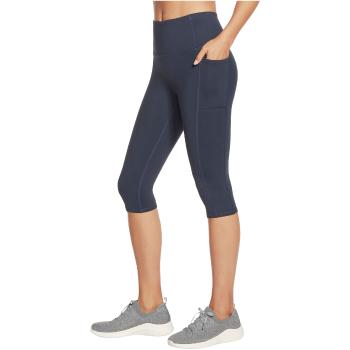 Skechers  Go Walk High Waisted Capri Leggins  Legíny Modrá