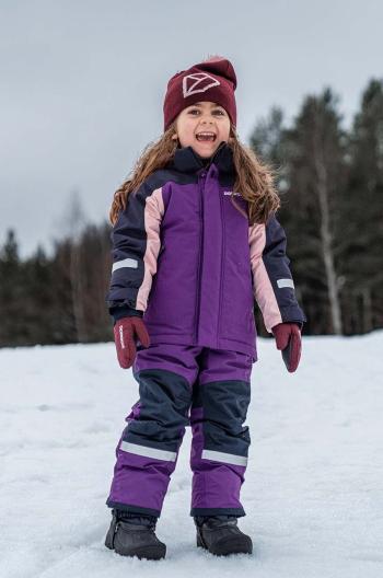 Detská bunda Didriksons NEPTUN KIDS JKT fialová farba, 505472