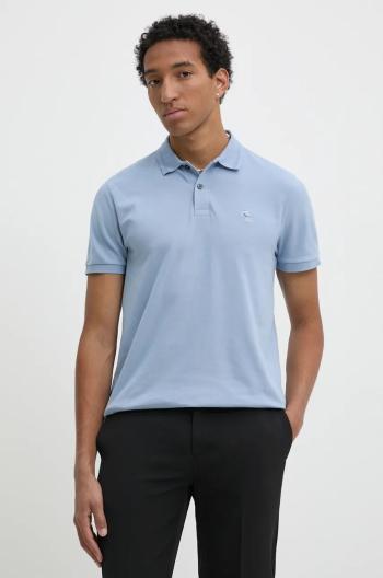 Polo tričko Abercrombie & Fitch pánske, jednofarebné, KI124-4385