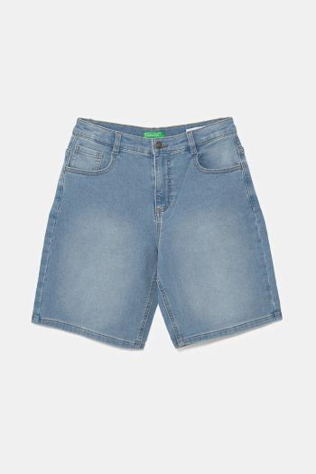 Detské rifľové krátke nohavice United Colors of Benetton nastaviteľný pás 44LGC9048
