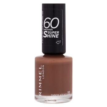 RIMMEL LONDON 60 Seconds Lak na nechty 140 Chocolate Eclipse 8 ml