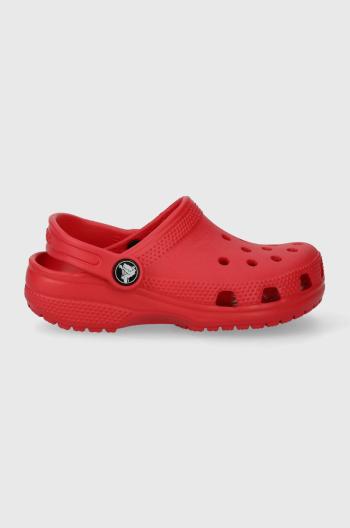 Detské šľapky Crocs červená farba