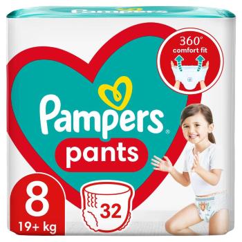 Pampers Pants Jumbo Pack Bugyipelenka 19kg+ XL 8 (32db)