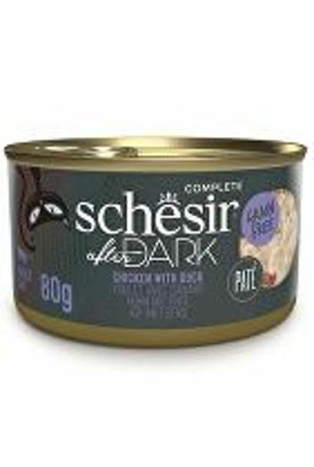 Schesir Cat Cons. After Dark Paté Chicken/Kachna 80g + Množstevná zľava