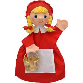 Červená Čiapočka s vrkočmi 30 cm, maňuška (8590121504454)