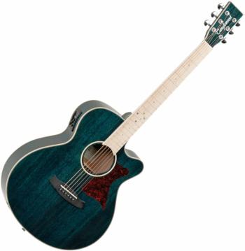 Tanglewood TW4 BLA Aquamarine Blue Gloss Elektroakustická gitara